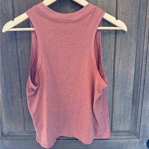 Tank top in rust orange